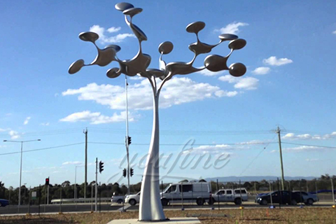 2017 Hot Selling Outdoor Garden Art Tree Sculpture in 316 Stainless Steel