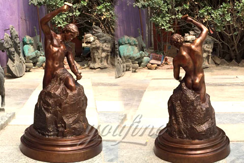 Hot Sale Casting Bronze Self Made Man Statue