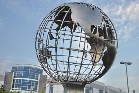 Mirror Polished Stainless Steel Sculpture for Outdoor